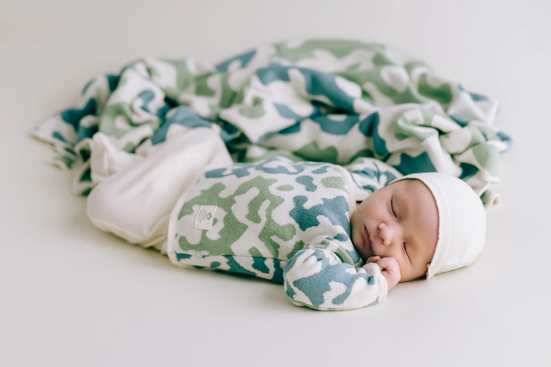 Newborn pack camouflage mint