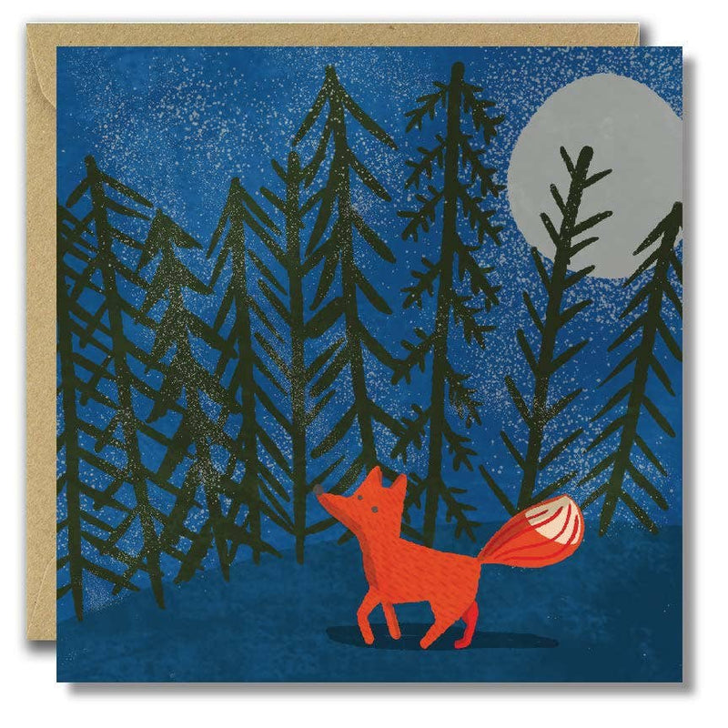 Foxy Christmas card