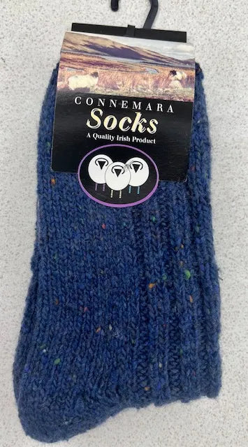 Connemara country socks -Blue