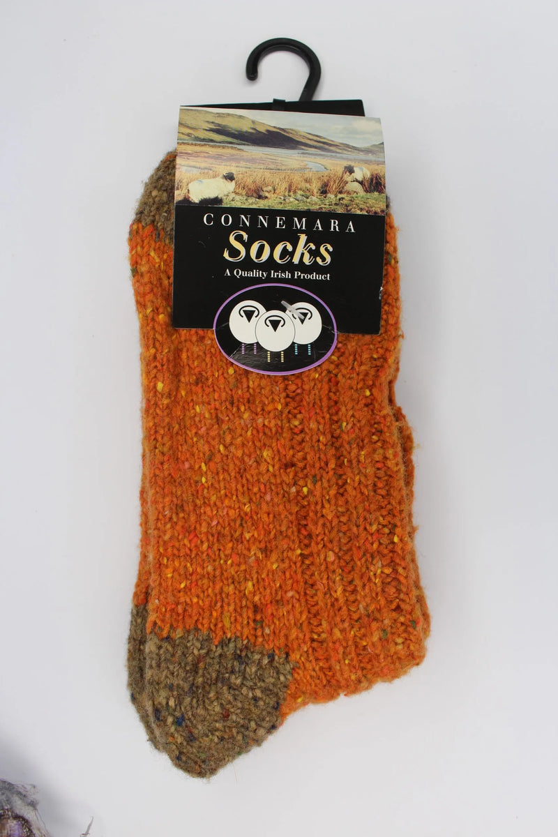 Connemara country socks -Orange