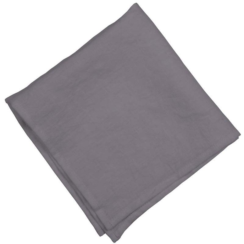Two 100% linen napkins in six subtle colours. Grey