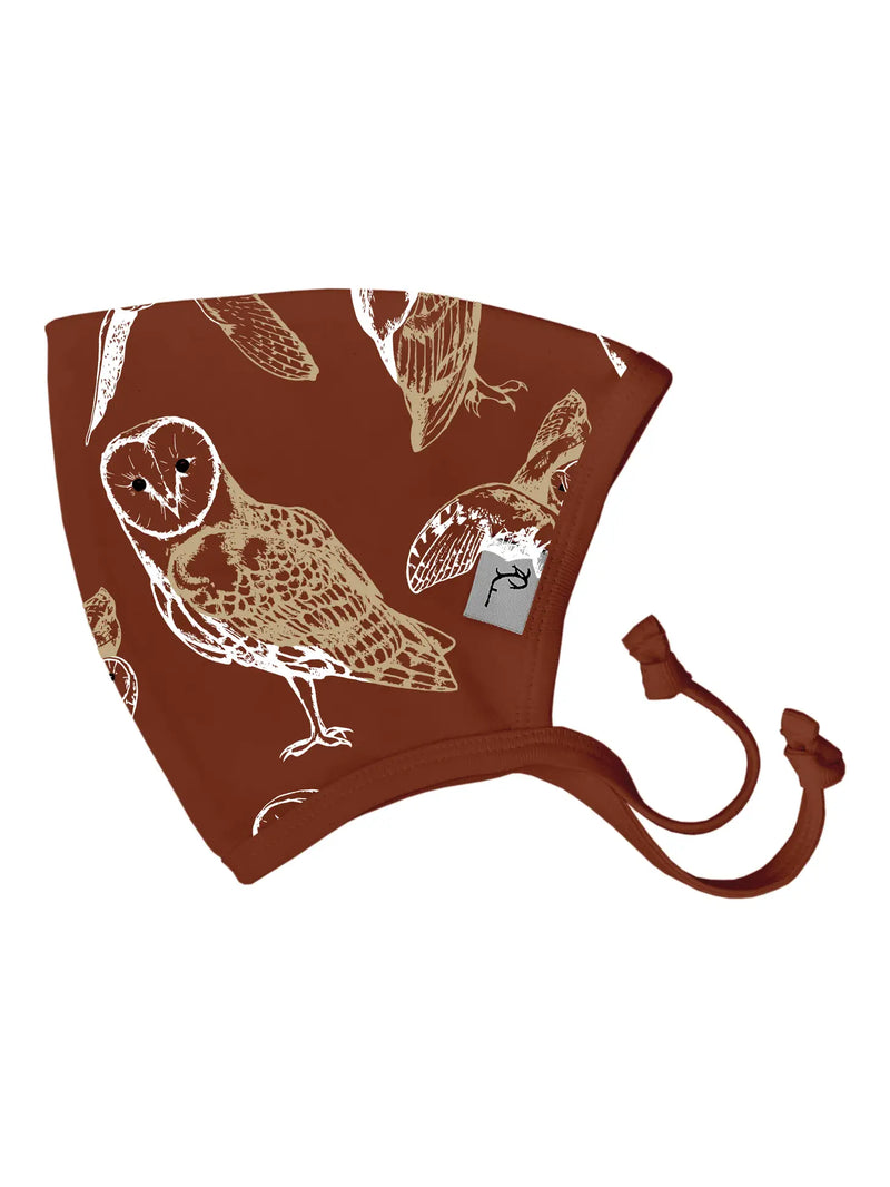 Pixi Hat Organic Cotton with Owl Print