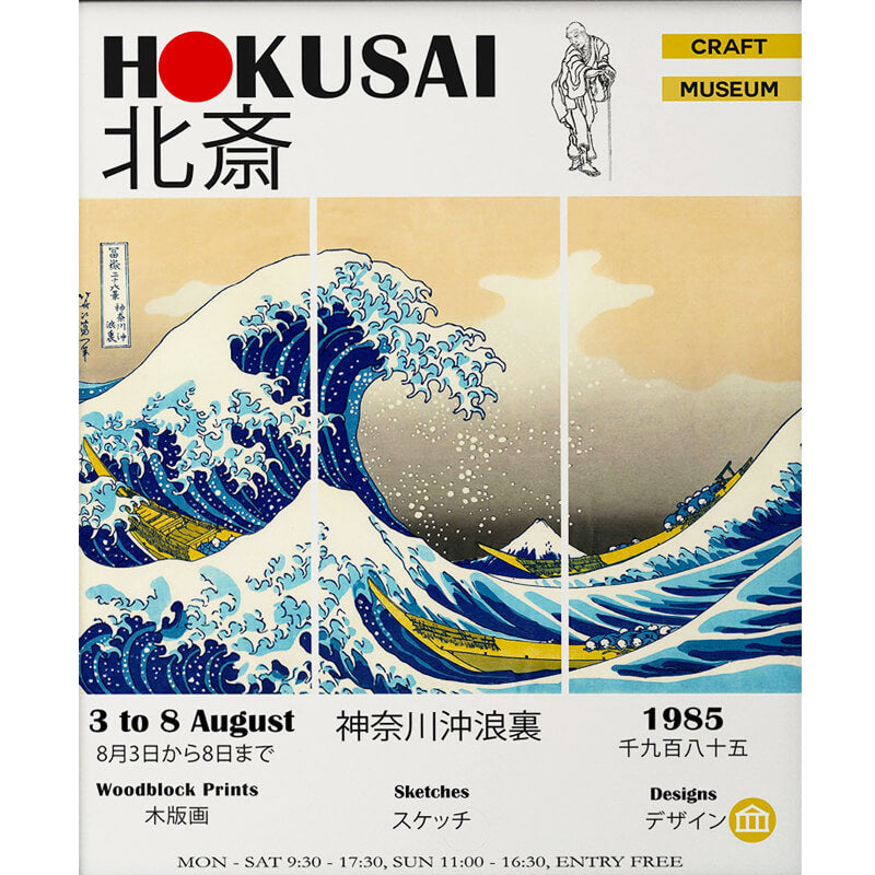 Hokusai's Great wave A2 Poster