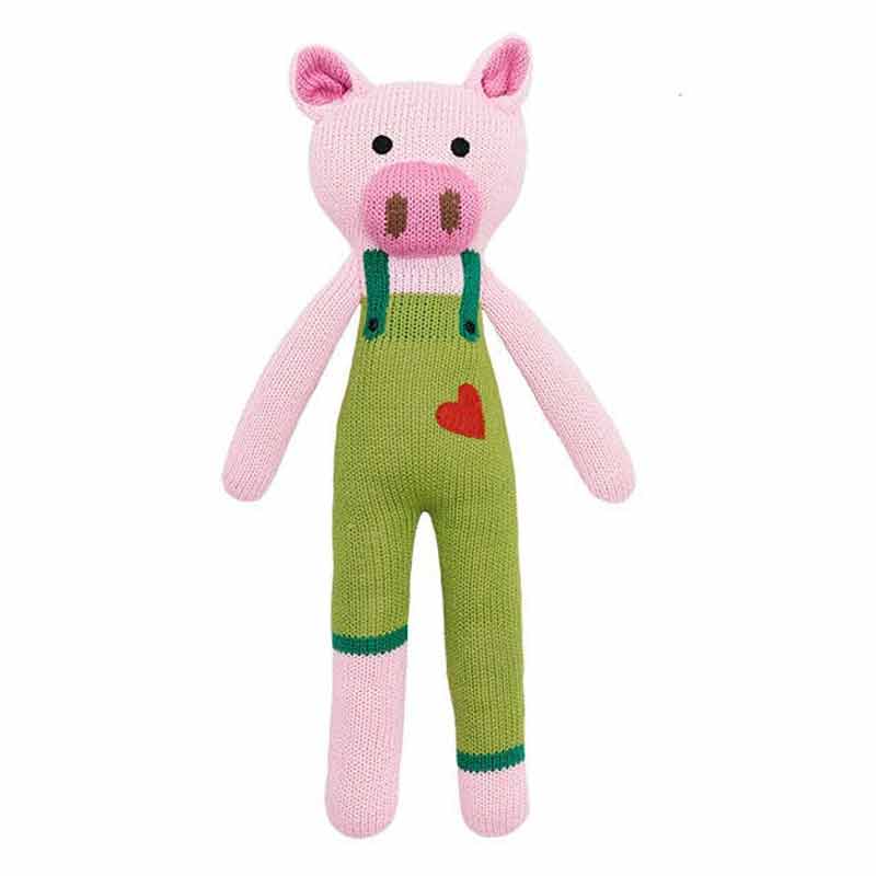 Soft Toy Knitted Pig