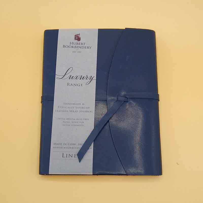 Leather wrap journal - Midnight