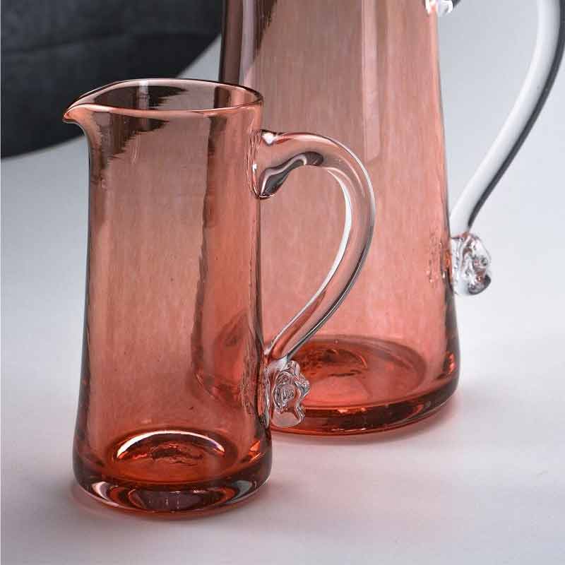 jug in copper-coloured glass